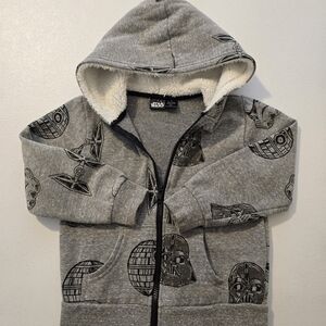Star Wars Gray Fleece Hoodie 5T